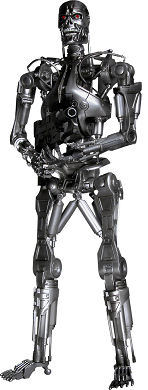 Figura de endoesqueleto terminator T-800